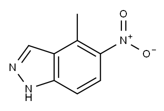 4-methyl-5-nitro-1H-indazole Structure