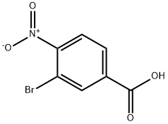 3-Бром-4-нитробензойной кислоты структурированное изображение