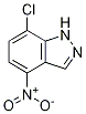 7-CHLORO-4-NITRO-1H-INDAZOLE Structure