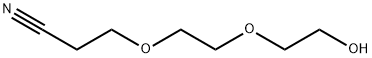 3-[2-(2-Hydroxyethoxy)ethoxy]propanenitrile Structure