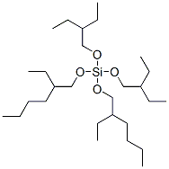 비스(2-에틸부틸옥시)비스(2-에틸헥실옥시)실란 구조식 이미지
