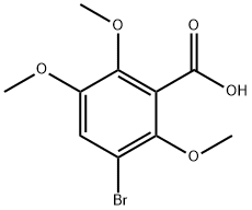 3-BROMO-2,5,6-TRIMETHOXYBENZOIC ACID 구조식 이미지