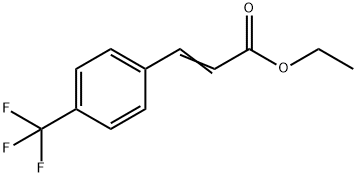 2-Propenoic acid, 3-[4-(trifluoromethyl)phenyl]-, ethyl ester 구조식 이미지