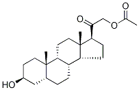 (3β,5β)-Tetrahydro 11-Deoxycorticosterone 21-Acetate Structure