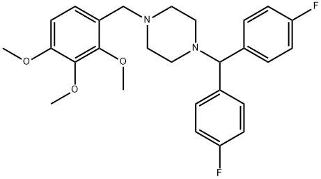 Lomerizine 구조식 이미지