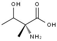 2-AMINO-3-HYDROXY-2-METHYLBUTANOIC ACID Structure