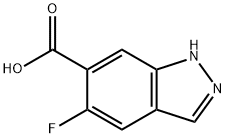 5-FLUORO-1H-INDAZOLE-6-CARBOXYLIC ACID Structure