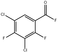 3,5-DICHLORO-2,4-DIFLUORO-BENZOYL FLUORIDE 구조식 이미지