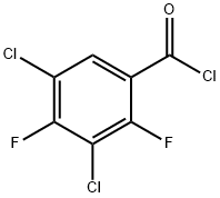 3,5-Dichloro-2,4-difluorobenzoyl chloride Structure