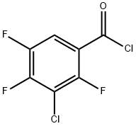 3-클로로-2,4,5-트리플루오로벤조일클로라이드 구조식 이미지