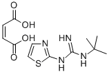 과니딘,1-tert-BUTYL-3-(2-THIAZOLYL)-,말레에이트 구조식 이미지