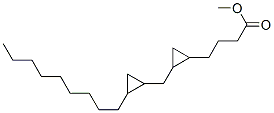 2-[(2-노닐시클로프로필)메틸]시클로프로판부탄산메틸에스테르 구조식 이미지