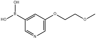 5-(2-메톡시에톡시)피리딘-3-보론산 구조식 이미지