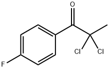 1-Propanone, 2,2-dichloro-1-(4-fluorophenyl)- (9CI) 구조식 이미지