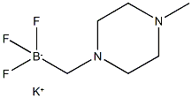 칼륨1-메틸-4-트리플루오로보라토메틸피페라진 구조식 이미지