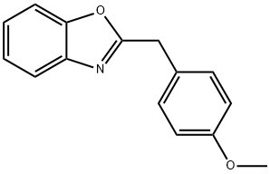 2-(4-메톡시-벤질)-벤주사졸 구조식 이미지