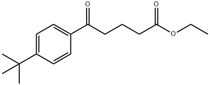 ETHYL5-(4-T-BUTYLPHENYL)-5-옥소발레레이트 구조식 이미지