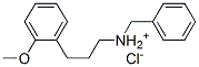 benzyl-[3-(2-methoxyphenyl)propyl]azanium chloride Structure