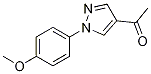 1-[1-(4-METHOXYPHENYL)-1H-PYRAZOL-4-YL]ETHANONE 구조식 이미지