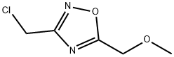 3-(CHLOROMETHYL)-5-(METHOXYMETHYL)-1,2,4-OXADIAZOLE Structure