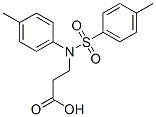 3-[(TOLUENE-4-SULFONYL)-P-TOLYL-AMINO]-PROPIONIC ACID Structure