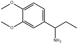 1-(3,4-dimethoxyphenyl)propan-1-amine Structure