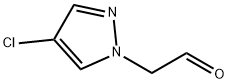 (4-chloro-1H-pyrazol-1-yl)acetaldehyde Structure