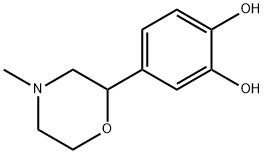 1,2-Benzenediol, 4-(4-methyl-2-morpholinyl)- (9CI) 구조식 이미지