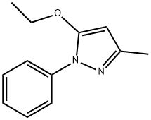 5-Ethoxy-3-methyl-1-phenylpyrazole 구조식 이미지