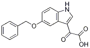 2-[5-(Benzyloxy)-1H-indol-3-yl]-2-oxoacetic acid ,97% 구조식 이미지