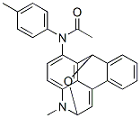 2,7-Epoxy-6-(N-acetyl-p-toluidino)-2,3-dihydro-3-methyl-7H-dibenzo[f,ij]isoquinoline 구조식 이미지