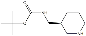 S-3-N-BOC-AMINOMETHYL PIPERIDINE-HCl 구조식 이미지