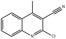 2-CHLORO-4-METHYLQUINOLINE-3-CARBONITRILE 구조식 이미지
