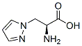 beta-pyrazol-1-ylalanine Structure