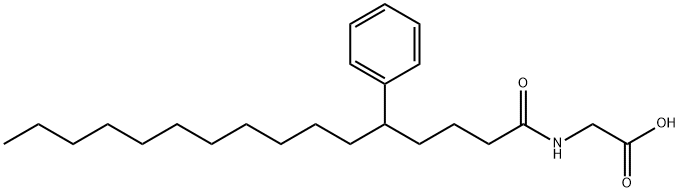 N-Hexadecanoyl-D-phenylglycine 구조식 이미지