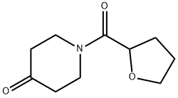 1-(TETRAHYDRO-2-FURANYLCARBONYL)-4-PIPERIDINONE Structure