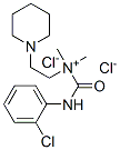 (2-chlorophenyl)carbamoylmethyl-methyl-[2-(3,4,5,6-tetrahydro-2H-pyrid in-1-yl)ethyl]azanium dichloride 구조식 이미지