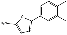 5-(3,4-dimethylphenyl)-1,3,4-oxadiazol-2-amine Structure