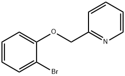 2-[(2-브로모페녹시)메틸]피리딘 구조식 이미지