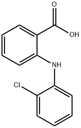 N-(2-클로로페닐)안트라닐산 구조식 이미지