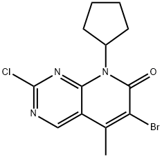 1016636-76-2 6-broMo-2-chloro-8-cyclopentyl-5-Methylpyrido[2,3-d]pyriMidin-7(8H)-one