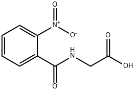 o-Nitrobenzoylglycine 구조식 이미지