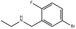 N-(5-BroMo-2-플루오로벤질)에탄민 구조식 이미지