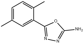 5-(2,5-dimethylphenyl)-1,3,4-oxadiazol-2-amine 구조식 이미지