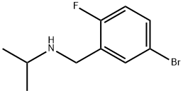 1-브로모-4-플루오로-3-(이소프로필아미노메틸)벤젠 구조식 이미지