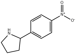 2-(4-니트로페닐)피롤리딘 구조식 이미지
