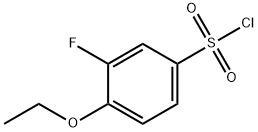 4-ethoxy-3-fluorobenzene-1-sulfonyl chloride Structure
