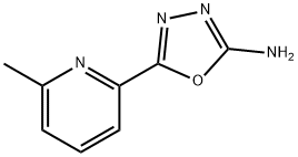 5-(6-methylpyridin-2-yl)-1,3,4-oxadiazol-2-amine Structure