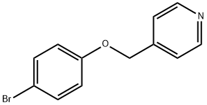 4-[(4-브로모페녹시)메틸]피리딘 구조식 이미지