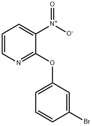 2-(3-bromophenoxy)-3-nitropyridine Structure